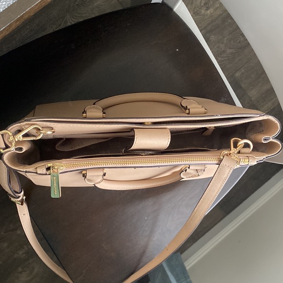 michael kors medium leather satchel purse - Picture 5 of 10